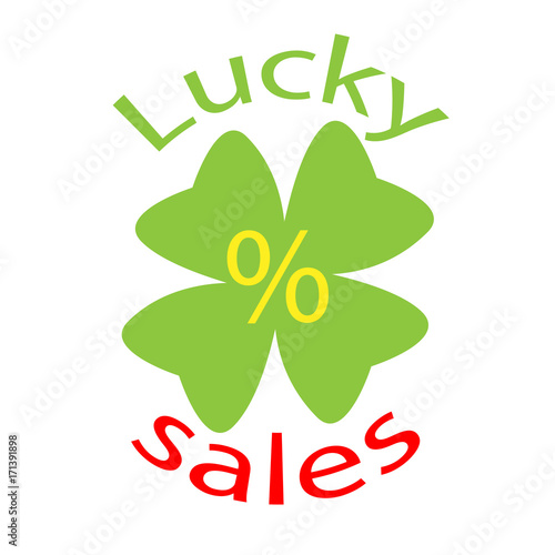 Clover leaf lucky sales discount banner.