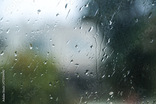 raindrop on the window