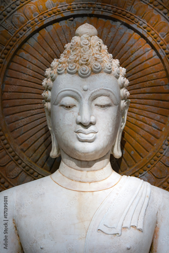 Buddha, face of budda statue