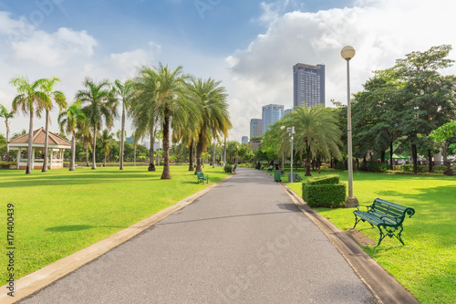 Green Chair in Chatuchak Park