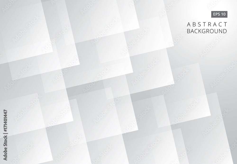 Abstract white square futuristic overlap layer background. vector Abstract white square futuristic overlap layer background. vector