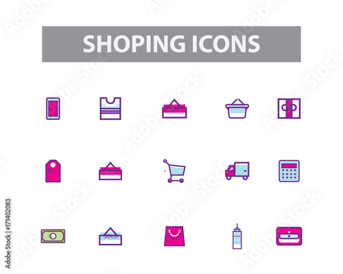 Shoping Vector Icons