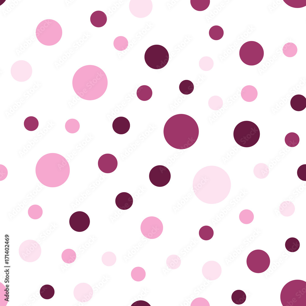 Colorful polka dots seamless pattern on white 22 background. Majestic classic colorful polka dots textile pattern. Seamless scattered confetti fall chaotic decor. Abstract vector illustration. Colorful polka dots seamless pattern on white 22 background. Majestic classic colorful polka dots textile pattern. Seamless scattered confetti fall chaotic decor. Abstract vector illustration.