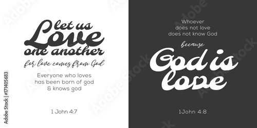 god is love, verse from bible