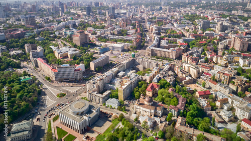 Kyiv Khreshchatyk aerial photography © slava2271
