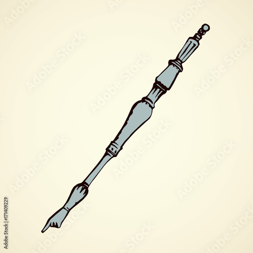 Pointer for reading the Torah. Vector drawing