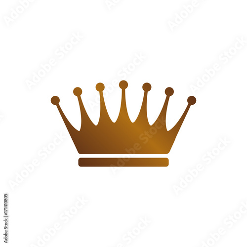 Bronze crown icon 