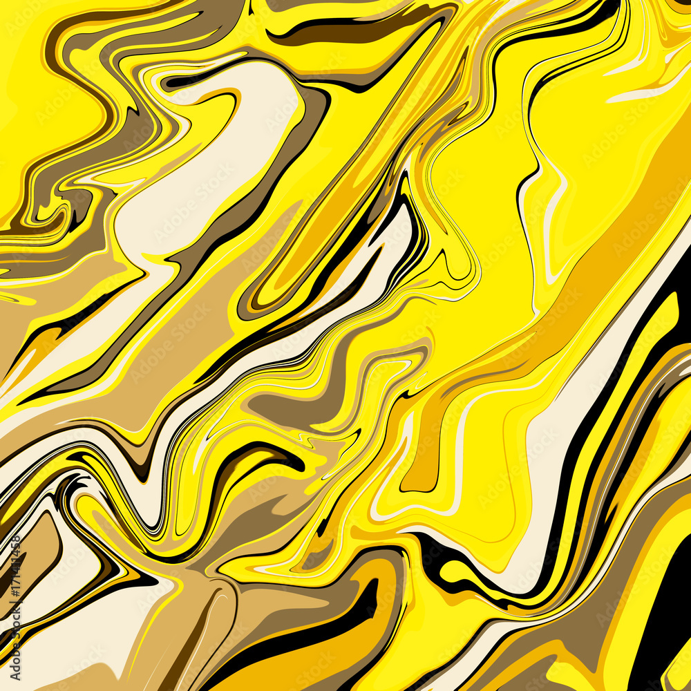 Marble yellow black texture. Use as background wallpaper for decoration and  design. Stock Illustration | Adobe Stock