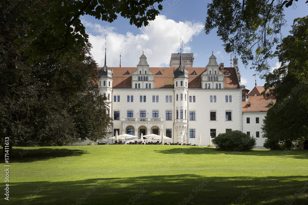 Das historische Schloss Boitzenburg (Norseite), Uckermark