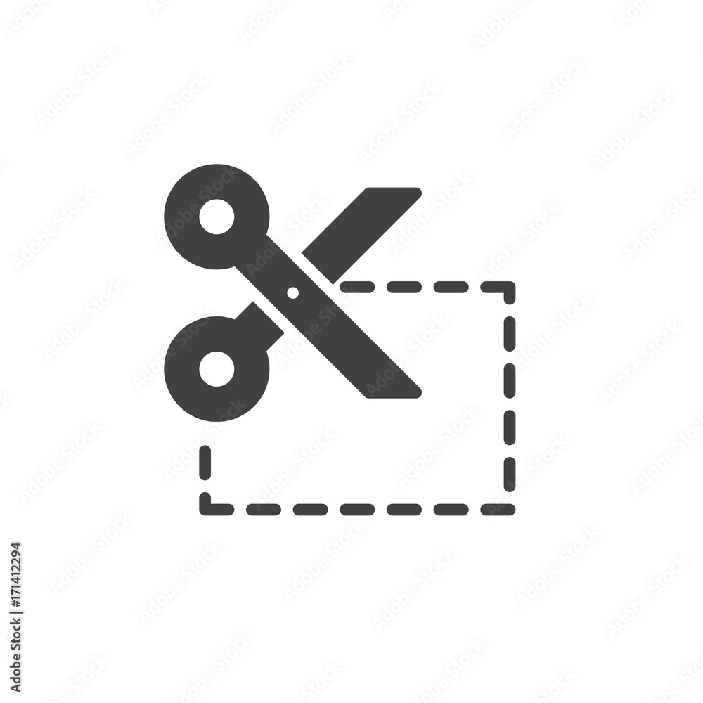 Coupon cut icon vector, filled flat sign, solid pictogram isolated on white. Symbol, logo illustration. Pixel perfect vector graphics Coupon cut icon vector, filled flat sign, solid pictogram isolated on white. Symbol, logo illustration. Pixel perfect vector graphics
