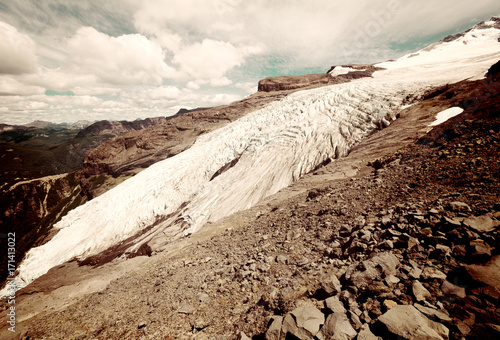 Mountain Tronador and glaciers of Alerce and Castano Overa photo