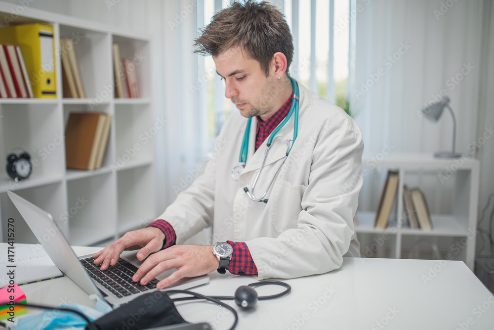 Doctor in office Doctor in office