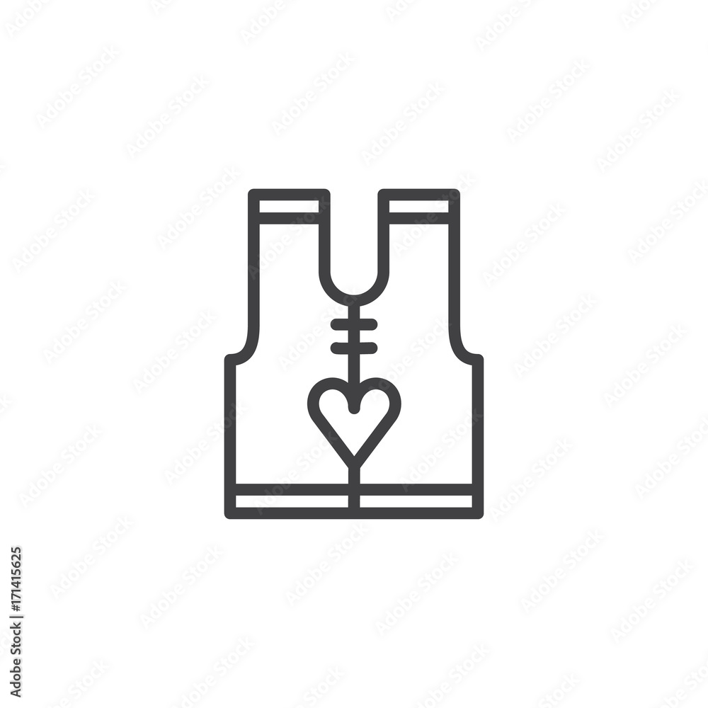 Shirt with heart icon vector, filled flat sign, solid pictogram isolated on white. Charity symbol, logo illustration Shirt with heart icon vector, filled flat sign, solid pictogram isolated on white. Charity symbol, logo illustration