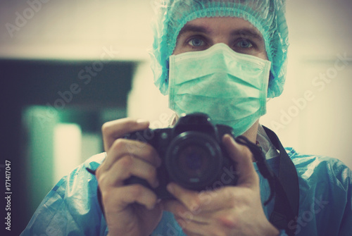 portrait of a medical photographer photo