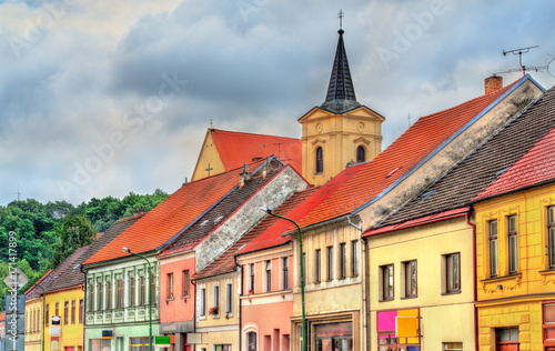 Buildings in the old town of Trebic, Czech Republic © Leonid Andronov