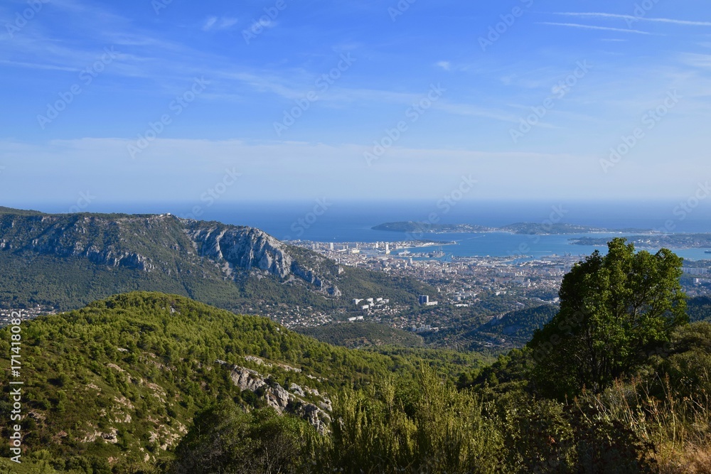 Fototapeta premium Mont Caume Toulon