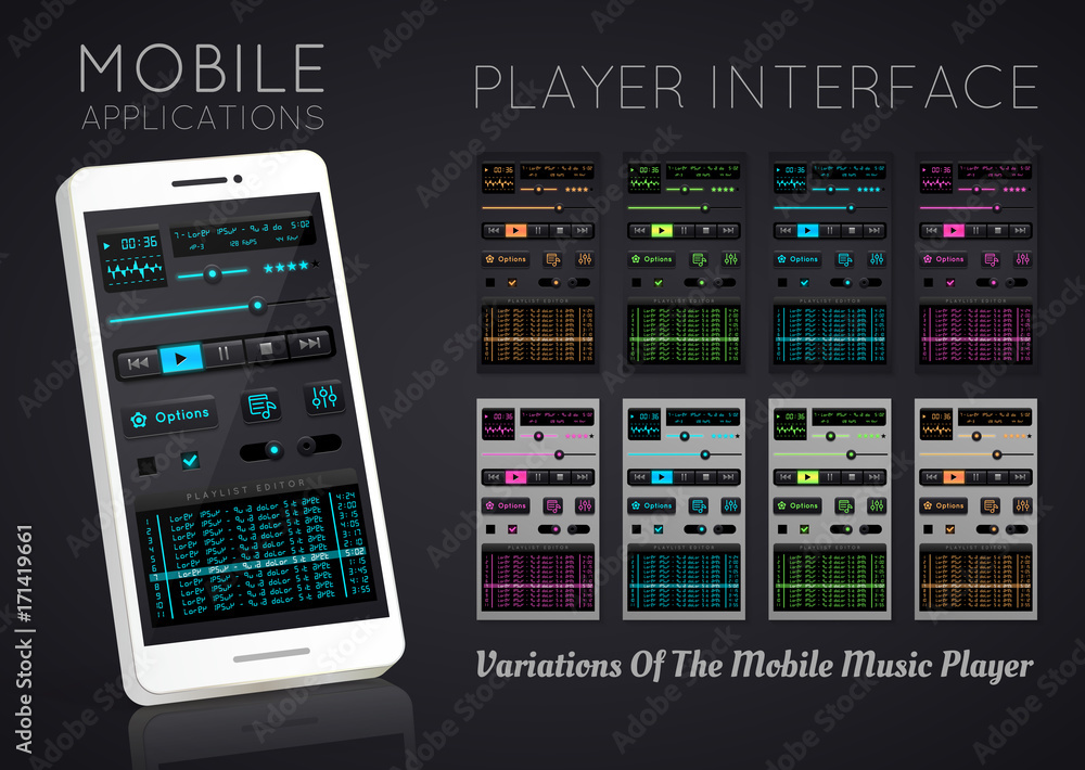 Audio player template. Audio player template.