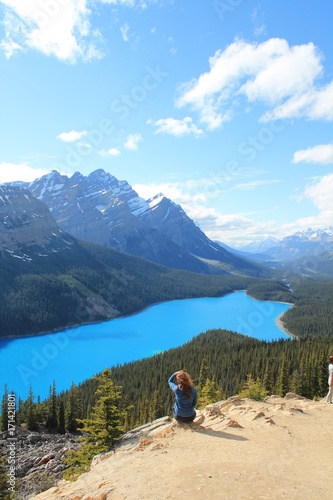 peyto lake Banff National Park Rocky Mountains Canada