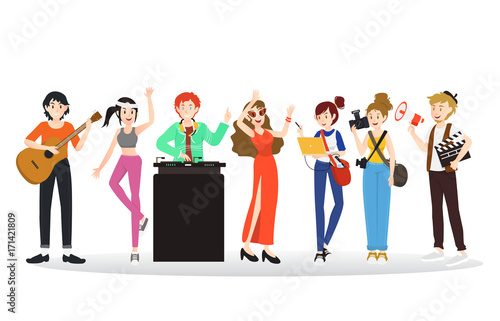 People of diverse professions. Vector illustration
