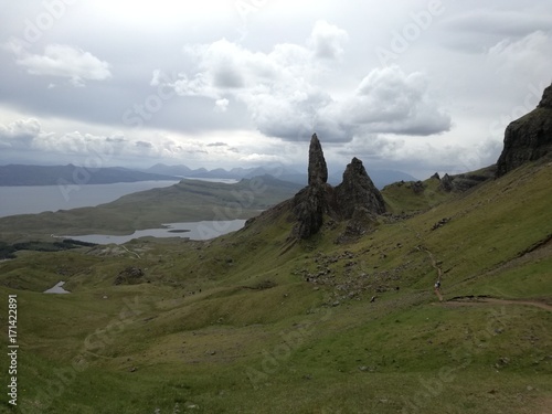  the old man of storr isle of skye Scotland highland west way trail hiking