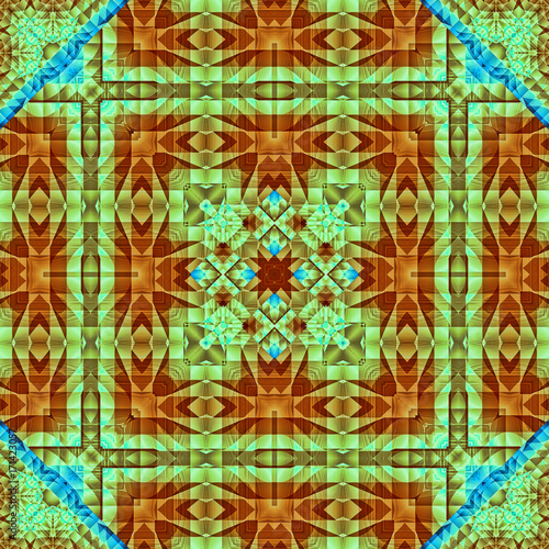 abstrakt farbverlauf geometrisch symmetrisch muster
