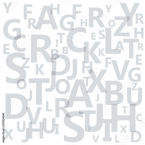 Vector Abstract  Alphabet  background