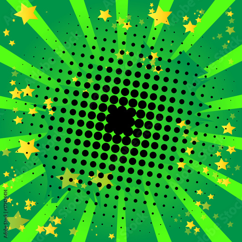 Vector illustrated cartoon, comic book style background.