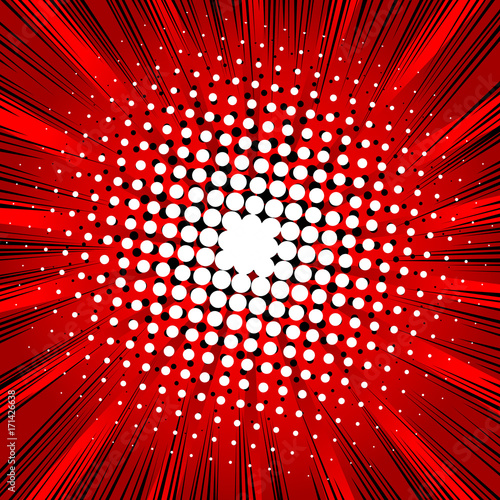 Vector illustrated cartoon, comic book style background.
