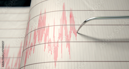 Seismograph Earthquake Activity photo
