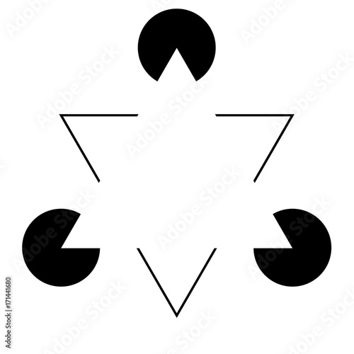 Kanizsa Triangle Illusion
