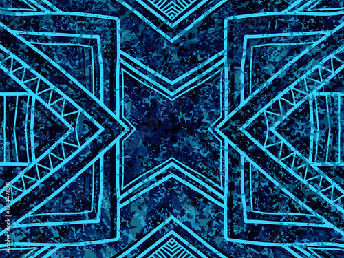 Background abstract shapes grunge modern texture dark blue