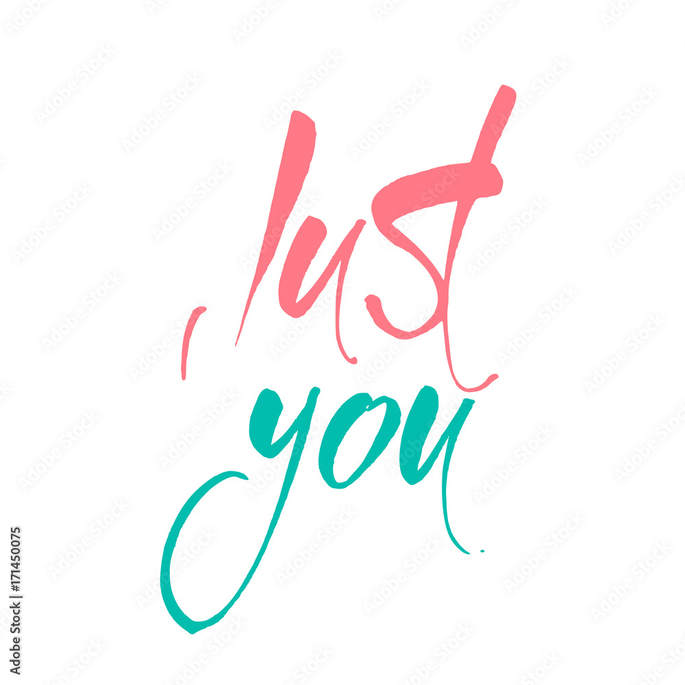 Fototapeta premium just you lettering