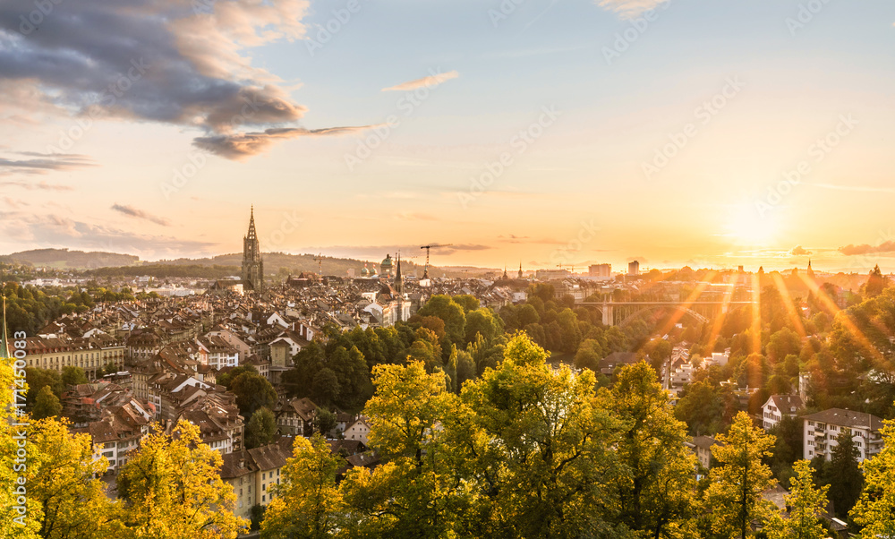 Sunset in Bern