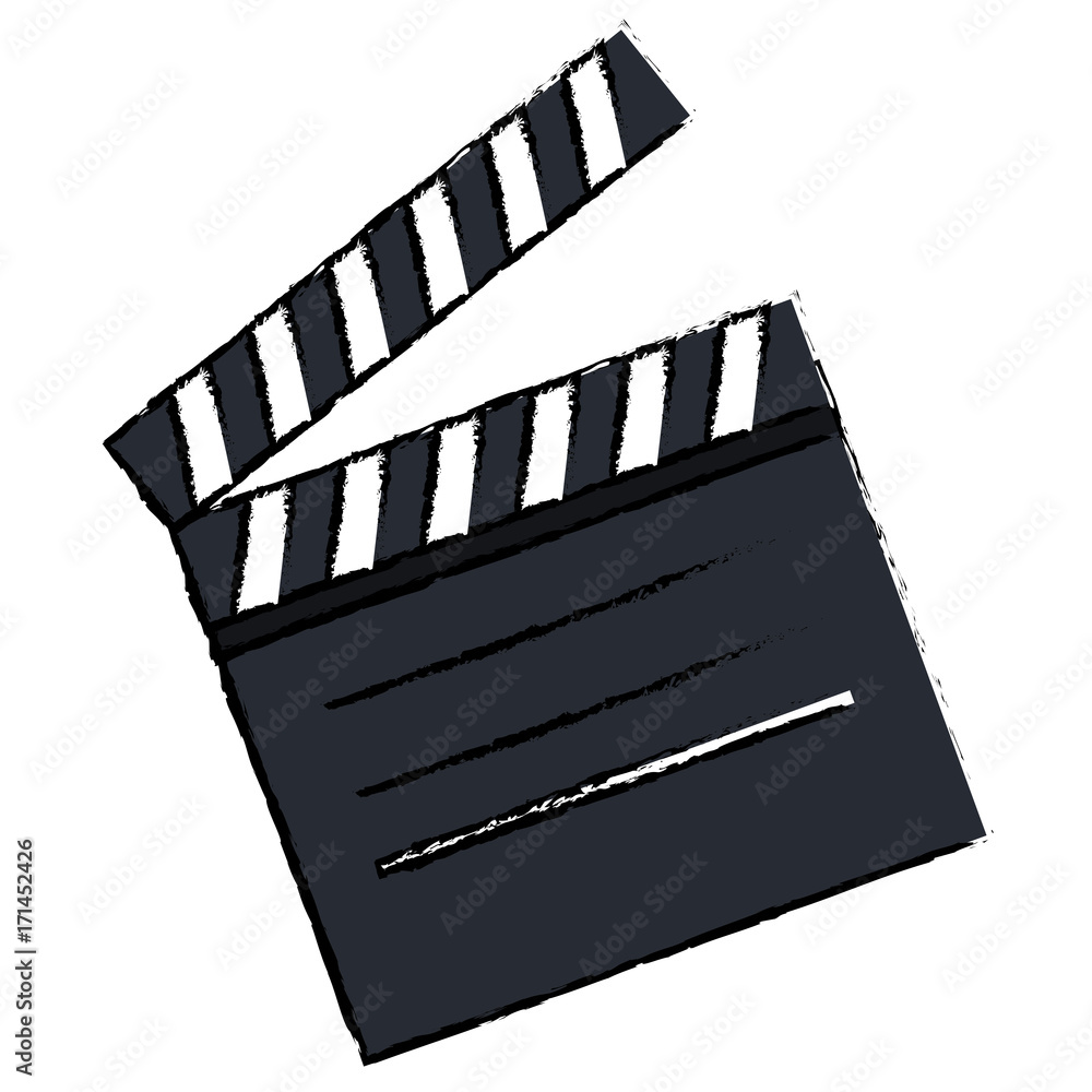 Obraz premium clapper board isolated icon