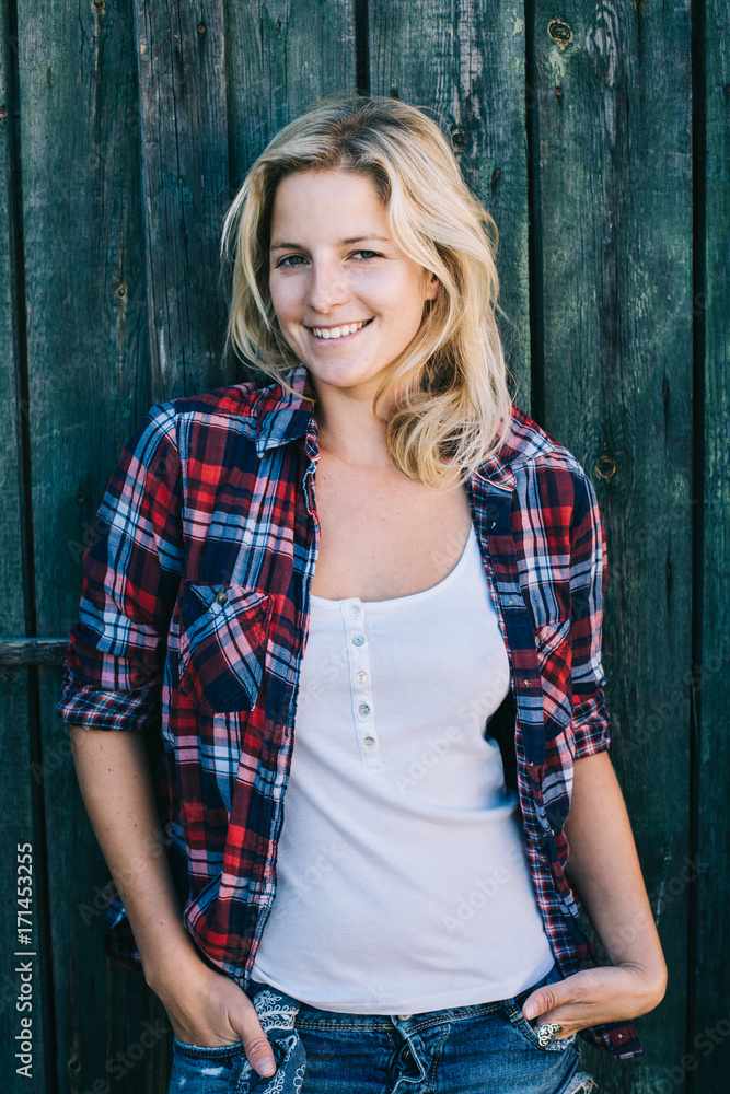 Country girl. Beautiful country woman outdoors. Country girl. Beautiful country woman outdoors.