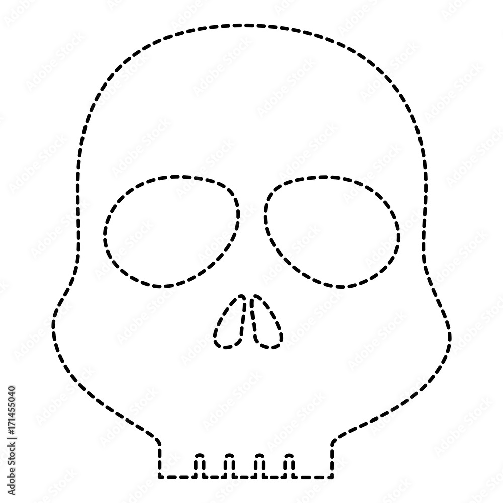 skull alert symbol icon vector illustration design skull alert symbol icon vector illustration design