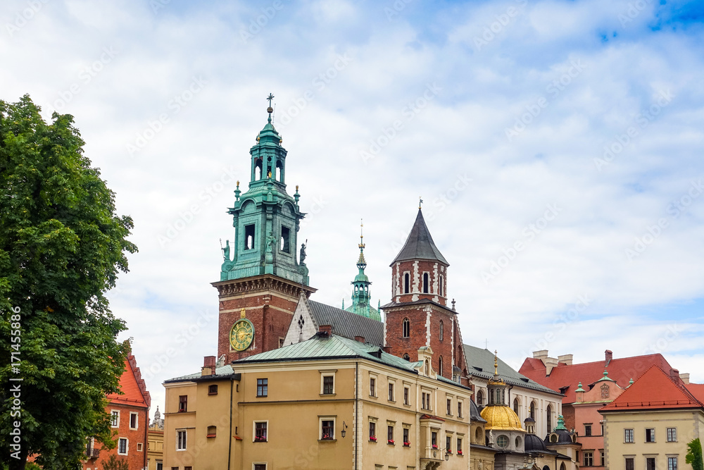 Fototapeta premium Wawel Royal Castle in Krakow, Poland