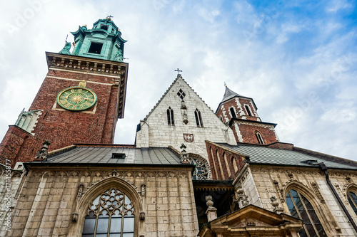 antique Church building in Krakow, Poland