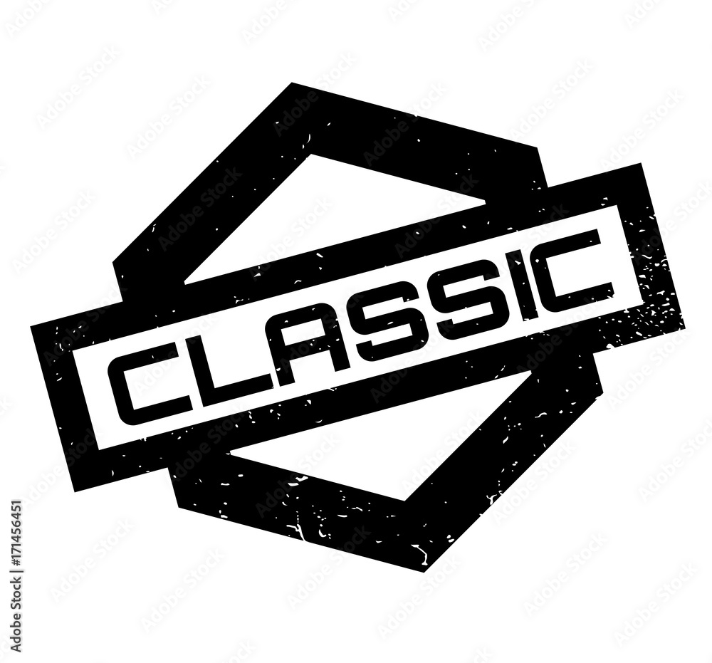 Obraz premium Classic rubber stamp. Grunge design with dust scratches. Effects can be easily removed for a clean, crisp look. Color is easily changed.