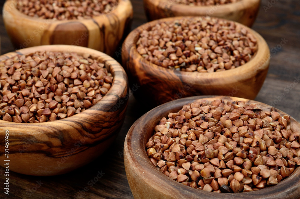 buckwheat on table buckwheat on table