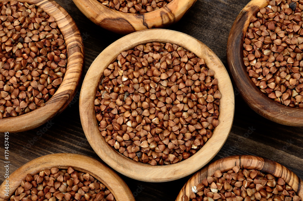 buckwheat on table buckwheat on table