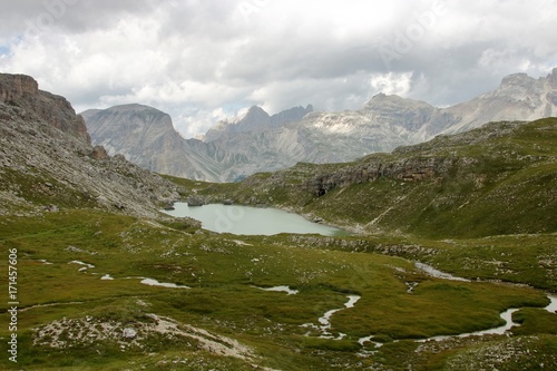 Fototapeta Naklejka Na Ścianę i Meble -  Dolomite's landscape - Puez odle natural park