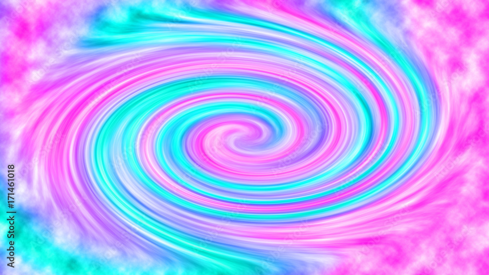 Obraz premium A colorful abstract spiral background image.