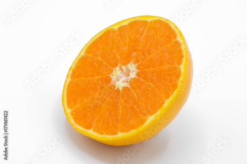 orange isolated on white background