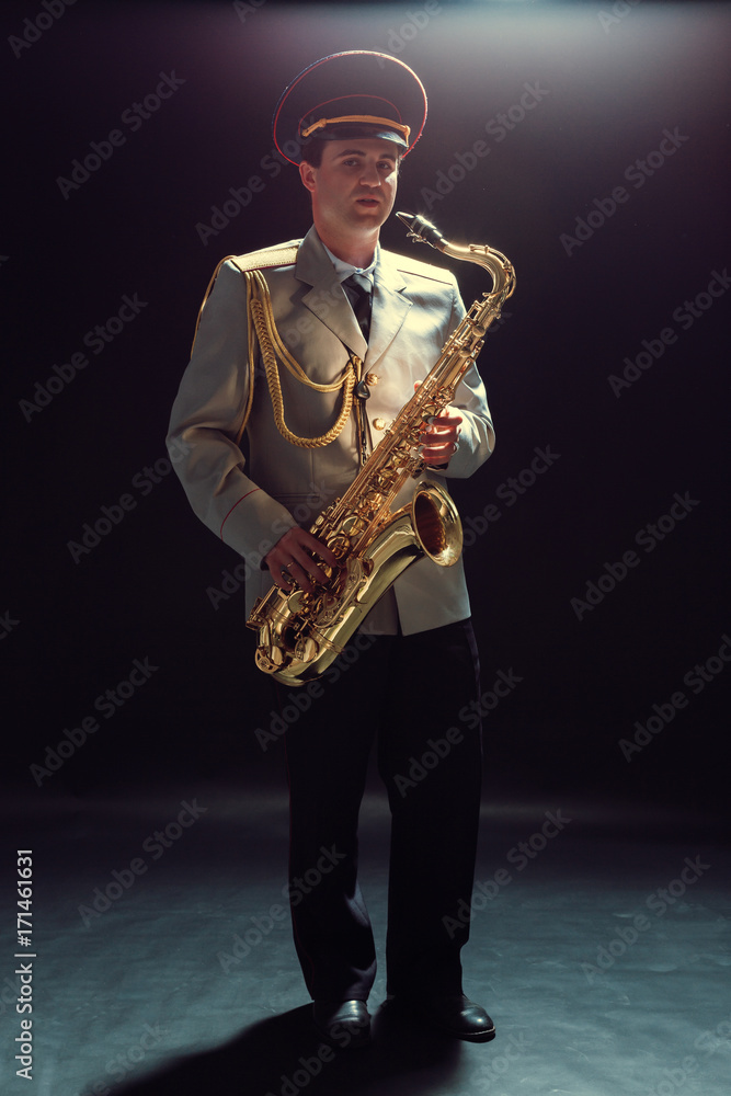 Naklejka premium Military concert