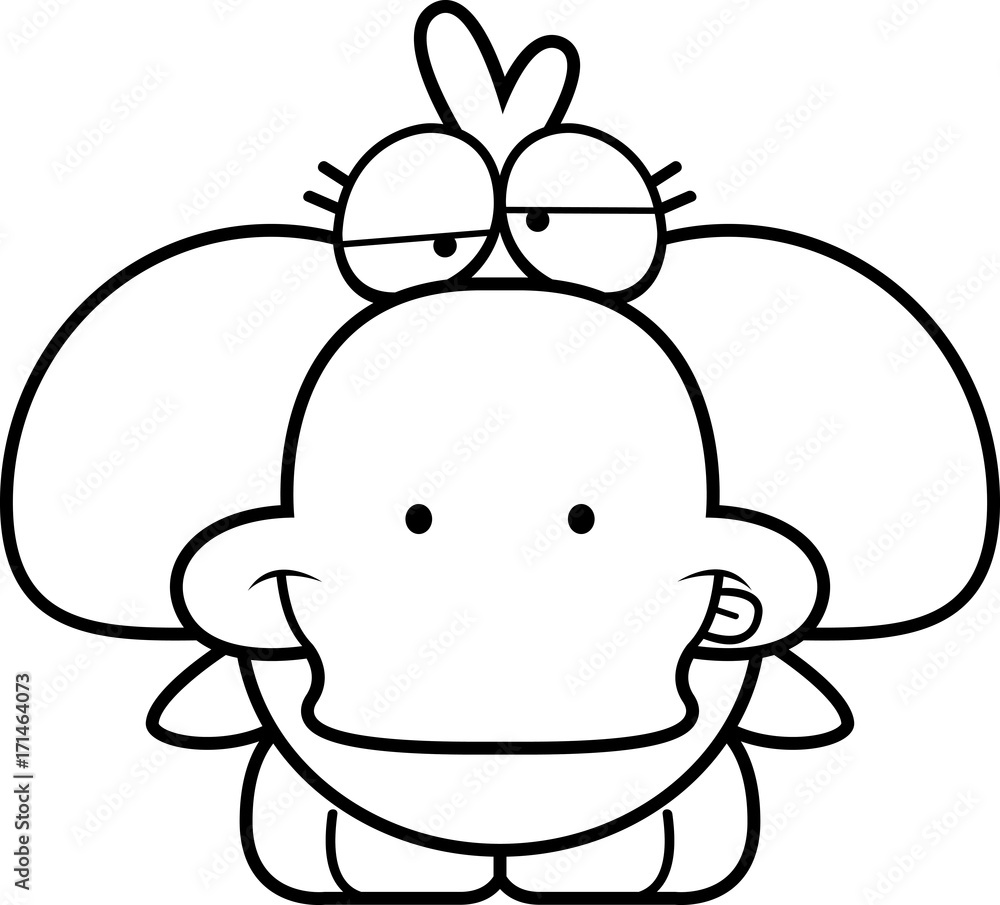 Cartoon Goofy Duckling Cartoon Goofy Duckling