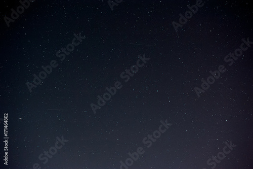 Black night sky plenty of stars with