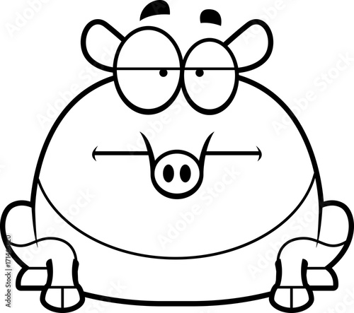 Bored Cartoon Tapir