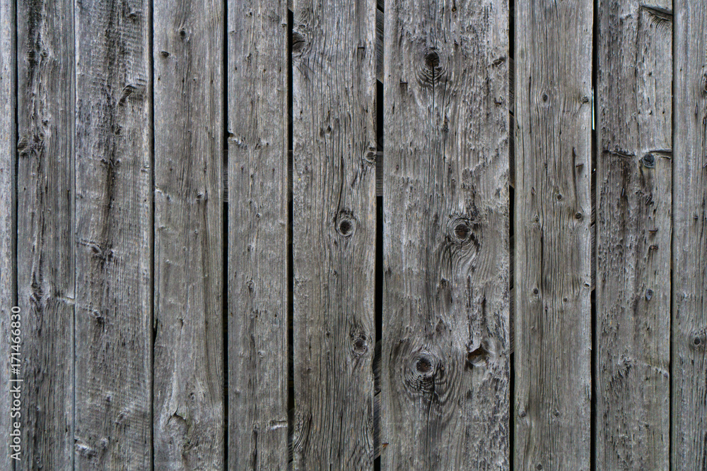 Naklejka premium Background texture of wooden wall with vertical planks
