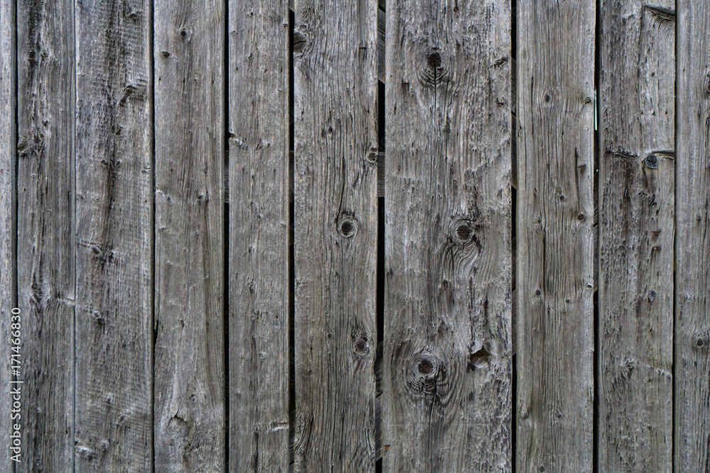 Background texture of wooden wall with vertical planks